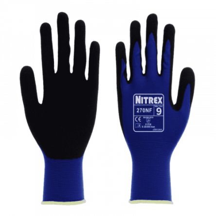Unigloves 270NF Nylon Abrasion Resistant Work Gloves, Size 9, Nitrile Coating [270NF-09]; 264-6772