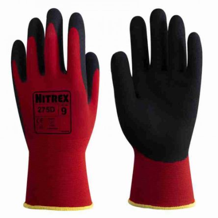 Unigloves 275D Nylon, Spandex Extra Grip, Good Dexterity Work Gloves, Size 9, Latex Foam Coating [275D-09]; 264-6794