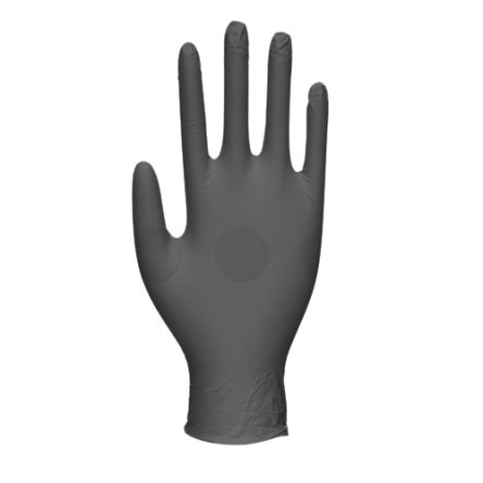 Unigloves GA007 Black Nitrile Chemical Resistant Work Gloves, Size 8 [GA0073]; 264-6892