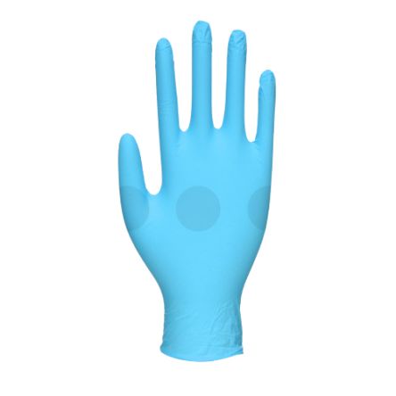 Unigloves GS021* Blue Powder-Free Nitrile Disposable Gloves, Size S, 100 per Pack [GS0212]; 264-6992