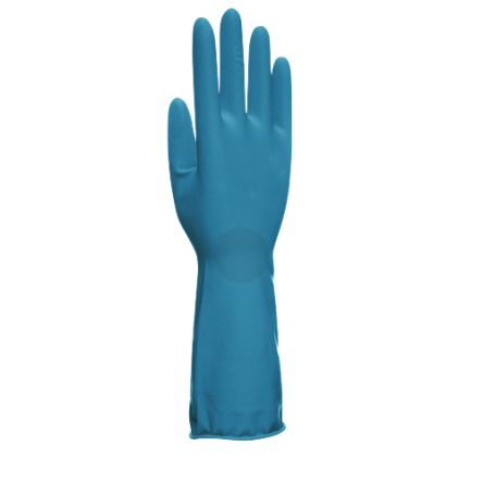 Unigloves UCHG300 Blue Latex Oil Grip, Oil Repellent Work Gloves, Size 10 [UCHG3005B]; 264-7010