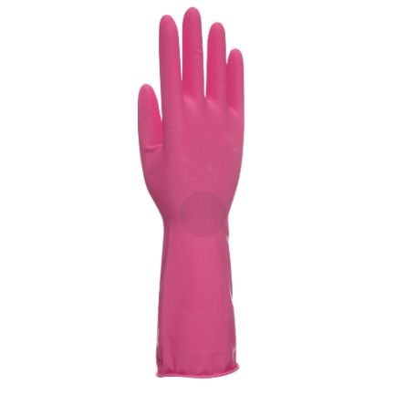 Unigloves UCHG300 Pink Latex Oil Grip, Oil Repellent Work Gloves, Size 7 [UGHG3002P]; 264-7017