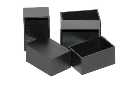 Hammond Black ABS Potting Box, 1.18 x 0.79 x 0.59in [1596B102-10]; 264-7036