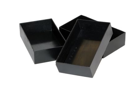 Hammond Black ABS Potting Box, 3.93 x 2.36 x 0.99mm [1596B106-5]; 264-7044