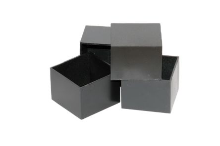 Hammond Black ABS Potting Box, 1.57 x 1.57 x 1.15mm [1596B113-10]; 264-7060