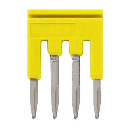 Omron XW5T Series Short Bar for Use with Terminal Block [XW5S-P1.5-4YL]; 264-7472