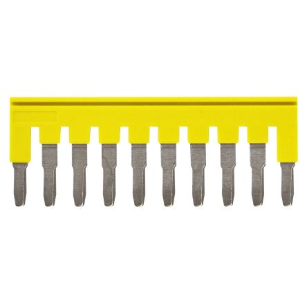 Omron XW5T Series Short Bar for Use with Terminal Block [XW5S-P4.0-10YL]; 264-7484