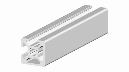 RS PRO Silver Aluminium, Anodized Profile Strut, 20 x 20 mm, 6mm Groove, 3m Length [0]; 264-7857
