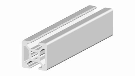 RS PRO Silver Aluminium, Anodized Profile Strut, 20 x 20 mm, 6mm Groove, 3m Length [0]; 264-7858