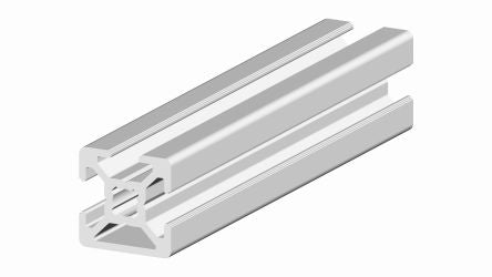 RS PRO Silver Aluminium, Anodized Profile Strut, 20 x 20 mm, 6mm Groove, 3m Length [0]; 264-7859