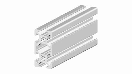 RS PRO Silver Aluminium, Anodized Profile Strut, 20 x 40 mm, 6mm Groove, 3m Length [0]; 264-7860
