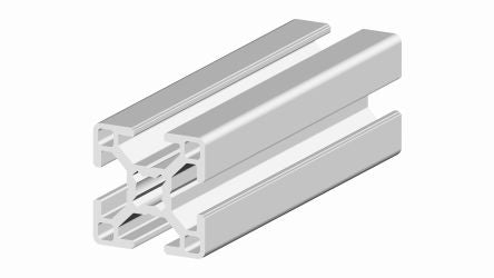 RS PRO Silver Aluminium, Anodized Profile Strut, 30 x 30 mm, 8mm Groove, 1m Length [0]; 264-7862