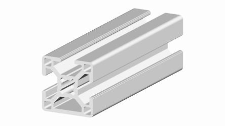 RS PRO Silver Aluminium, Anodized Profile Strut, 30 x 30 mm, 8mm Groove, 2m Length [0]; 264-7866