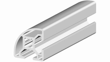 RS PRO Silver Aluminium, Anodized Profile Strut, 30 x 30 mm, 8mm Groove, 3m Length [0]; 264-7870