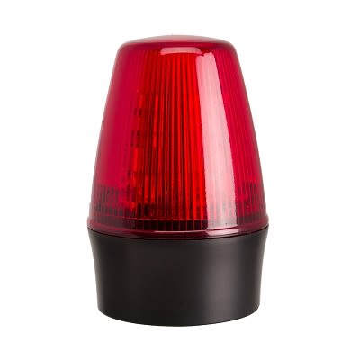 RS PRO Red Flashing Beacon, 85 → 280 V ac, Surface Mount, Wall Mount, LED Bulb, IP65 [0]; 264-9756