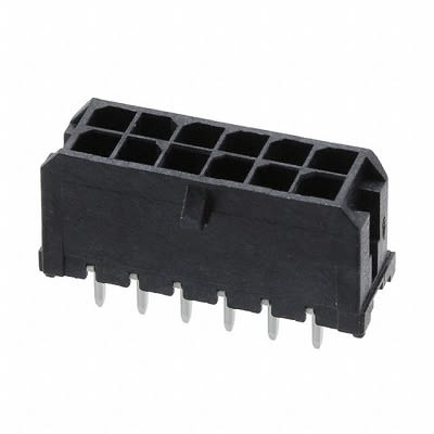 Molex 43045 Series Vertical Through Hole PCB Header, 12 Contact(s), 3 mm Pitch, 2 Row(s), Shrouded [430451228]; 264-9825