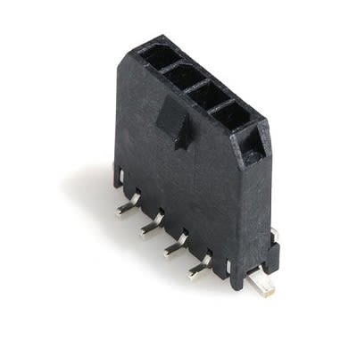 Molex Male PCB Header, 3mm Pitch, 4 Way, 1 Row [436500425]; 264-9832