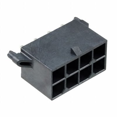 Molex 76829 Series Vertical PCB Header, 8 Contact(s), 5.7 mm Pitch, 2 Row(s), Shrouded [768290008]; 264-9872