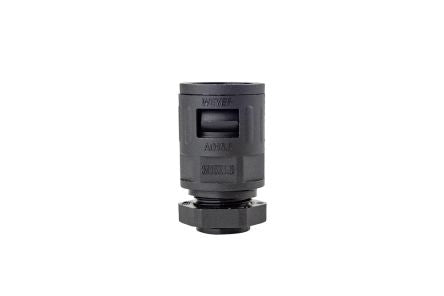 RS PRO Fixed Straight, Conduit Fitting, 12mm Nominal Size, M16x1.5, Polyamide, Black IP69 rating [0]; 265-0005