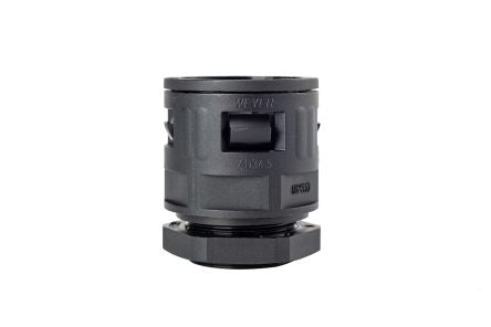 RS PRO Fixed Straight, Conduit Fitting, 29mm Nominal Size, M32x1.5, Polyamide, Black IP68 rating [0]; 265-0008