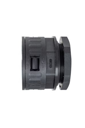 RS PRO Fixed Straight, Conduit Fitting, 48mm Nominal Size, M50 x 1.5, Polyamide, Black IP68 rating [0]; 265-0010