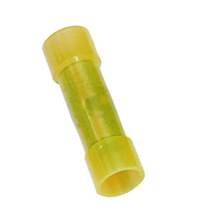 MECATRACTION Butt Splice Crimp Butt Splice Terminal, Insulated 2.6 → 6 mm² [C100NPMJ3]; 265-0370