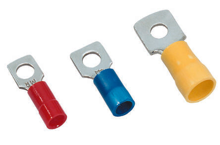 MECATRACTION Insulated Spade Connector, Preinsulated Square Terminals [C100NRGB0-4]; 265-0372