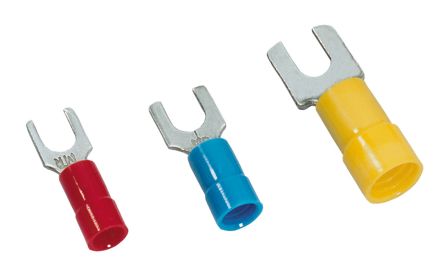 MECATRACTION Insulated Fork Terminal Polyamide [C100NRGFA1-3,5]; 265-0377