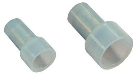 MECATRACTION Tin Plated Copper White Cable Sleeve, 6mm Diameter, Preinsulated Closed-End Wire Connectors Series [C100PME1]; 265-0384