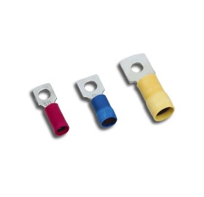 MECATRACTION Insulated Spade Connector, Preinsulated Square Terminals [C100SRGC1-6]; 265-0435