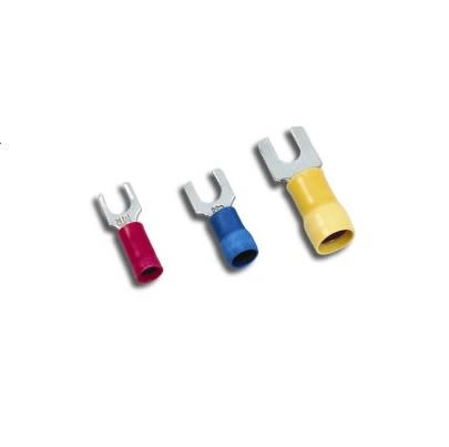 MECATRACTION Insulated Fork Terminal Polycarbonate [C100SRGFA1-3]; 265-0436