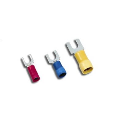 MECATRACTION Insulated Fork Terminal Polycarbonate [C100SRGFB0-3]; 265-0438