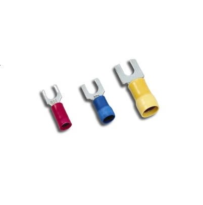 MECATRACTION Insulated Fork Terminal Polycarbonate [C100SRGFB0-4]; 265-0439
