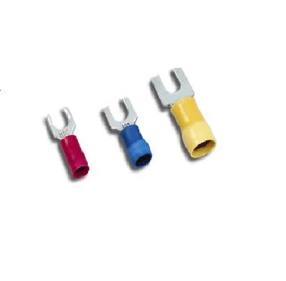 MECATRACTION Insulated Fork Terminal Polycarbonate [C100SRGFC0-4]; 265-0440