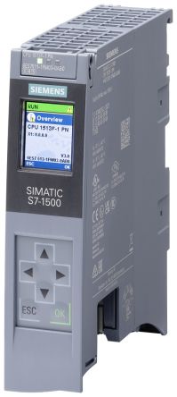 Siemens SIMATIC S7-1500F Series PLC CPU for Use with SIMATIC S7-1500 Series, 20-Input, Profibus, Profinet Input [6ES7513-1FM03-0AB0]; 265-0918