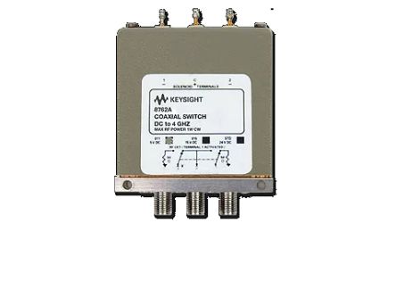 Keysight Technologies RF Switch, SPDT, Male Connector, 4GHz Max, >100dB Isolation, 30ms [8762A]; 265-0926