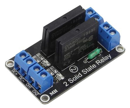 Seeit SSR-RELAY02-HL Relay for Relay Control Card for Arduino, AVR, PIC, Raspberry Pi, TTL [SSR-RELAY02-HL]; 265-1117