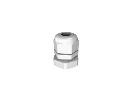 Rittal SZ Series Grey Polyamide Cable Gland, M12 Thread, 3mm min., 6.5mm max., IP68 [2411601]; 265-1205