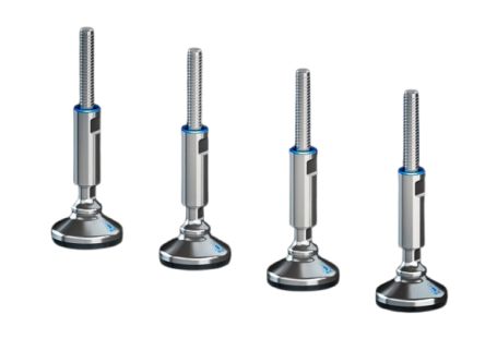 Rittal HD Series Stainless Steel Leveling Foot for Use with Enclosure, M12 [4000240]; 265-1321