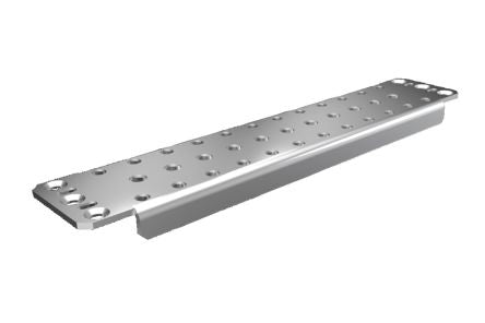 Rittal TS Series Sheet Steel Support Rail, 400mm W, 75mm L For Use With SE, TS, VX [4394000]; 265-1341