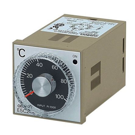 Omron E5C2 Panel Mount, Din-Rail Removable Socket Controller, 48 x 48mm 1 dedicated Input, 3 dedicated Output Relay, [E5C2-R20P-D 100-240VAC 0-200]; 265-1608