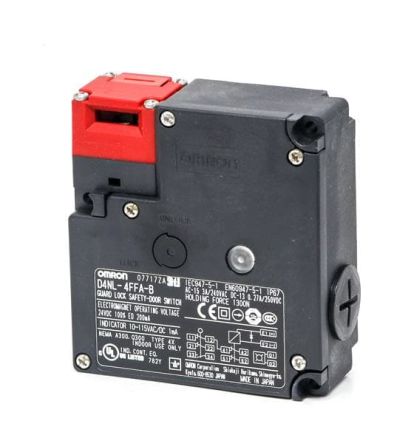 Omron D4NL Series Safety Interlock Switch, Power to Unlock, 24V dc, 2NC/1NO + 2NC [D4NL-4FFA-B4]; 265-4990
