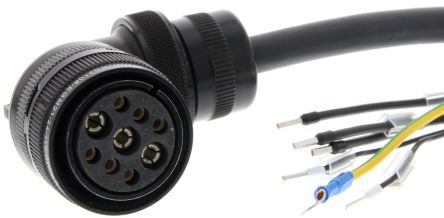 Omron Cable for Use with G5 Series Servo Motor, 5m Length, 6 → 7.5 kW, 400 V [R88A-CAKE005SR-E]; 265-5043