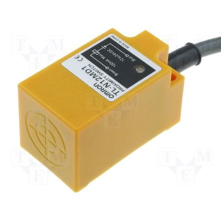 Omron Capacitive Rectangular Proximity Sensor, 12 mm Detection, 2-Wire NO, 12 → 24 V dc [TL-N12MD1 2M]; 265-5098