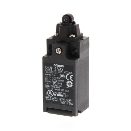 Omron D4N Series Safety Limit Switch, IP67 [D4N-4A32]; 265-5181