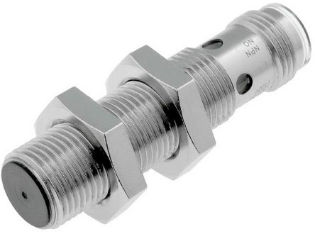 Omron Inductive Threaded Barrel Proximity Sensor, M12, 4 mm Detection, PNP NO, 12 → 24 V dc [E2A-S12KS04-M1-B1]; 265-5295