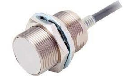Omron Inductive Threaded Barrel Proximity Sensor, M30, 10 mm Detection, 2-Wire NO, 12 → 24 V dc [E2E2-X10Y1 2M]; 265-5310