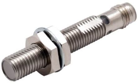 Omron Inductive Threaded Barrel Proximity Sensor, M8, 1.5 mm Detection, PNP NO, 10 → 30 V dc [E2E-X1R5B1TL8-M5]; 265-5317