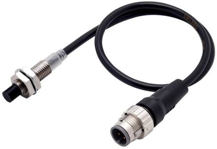 Omron Inductive Threaded Barrel Proximity Sensor, M8, 6 mm Detection, 2-Wire NO, 10 → 30 V dc [E2E-X6MD18-M1TGJ-T 0.3M]; 265-5324