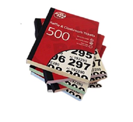 Pukka Pads Raffle Ticket Label Sheet [RAF500]; 265-5593